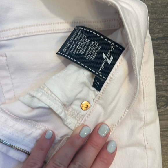 7 for all mankind pale pink jeans - Picture 4 of 5
